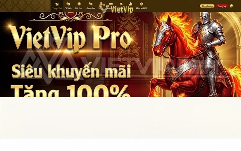 Vào Vietvip để đăng ký tài khoản