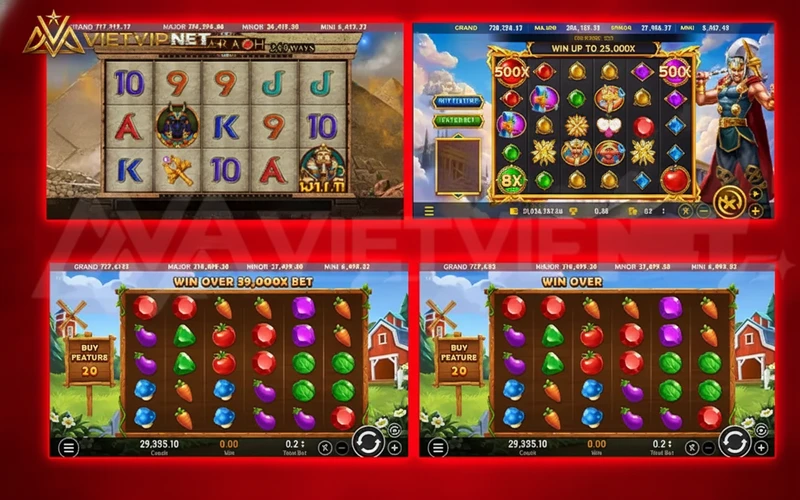 Giao diện game slot vietvip