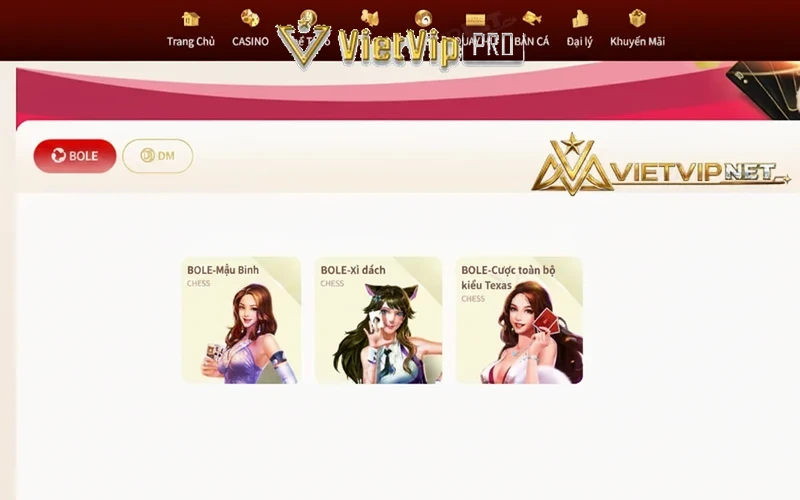 Game mậu binh Vietvip