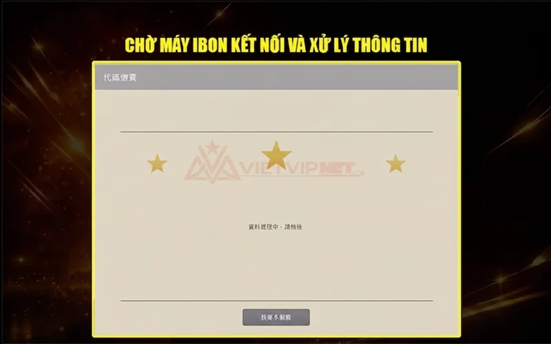 Chờ máy xử lý thông tin