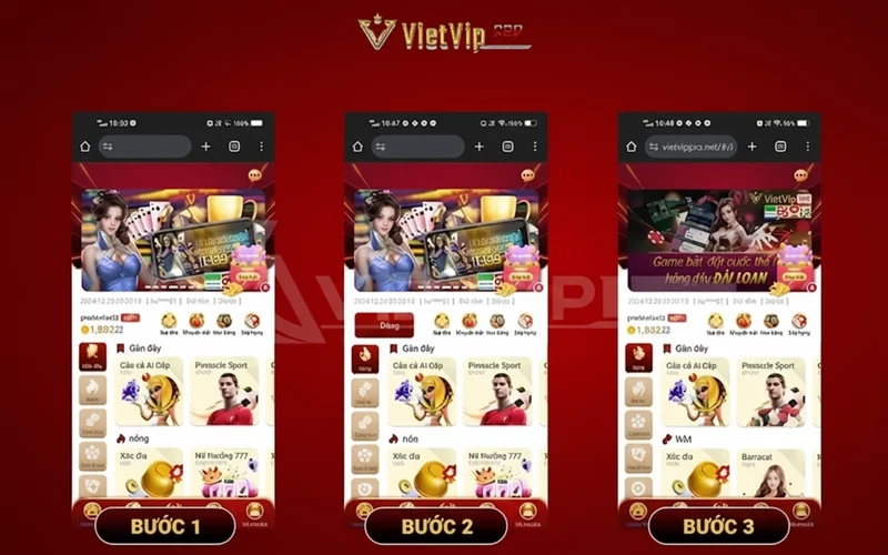 Cách tải App Vietvip cho Android