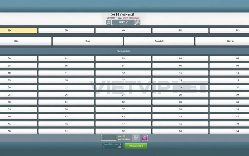 Xổ số Việt Nam tại Vietvip